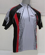 Cyklistický dres V-RIDER Rider krátký rukáv stříbrná - M
