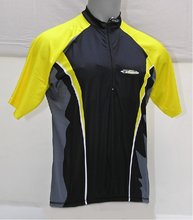 Cyklistický dres V-RIDER Active krátký rukáv žlutý - S
