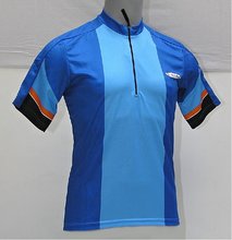 Cyklistický dres V-RIDER Stream krátký rukáv modrý - S