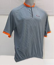 Cyklistický dres V-RIDER krátký rukáv šedo/oranžový - XL
