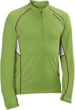 triko Salomon Trail Runner LS Zip M zelené - XL