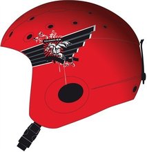 lyžařská helma Salomon ZOOM JR červená  XXS