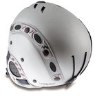 lyžařská helma MANGO Kino Free XP stříbrná matná - 52-54 cm