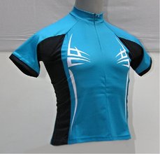 Cyklistický dres V-RIDER Profi krátký rukáv modrý - M