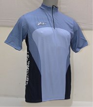 Cyklistický dres V-RIDER krátký rukáv tmavě modro/modrý - S