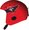 lyžařská helma Salomon ZOOM JR červená  S