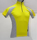 Cyklistický dres TOUR krátký rukáv žlutý - XXL/46